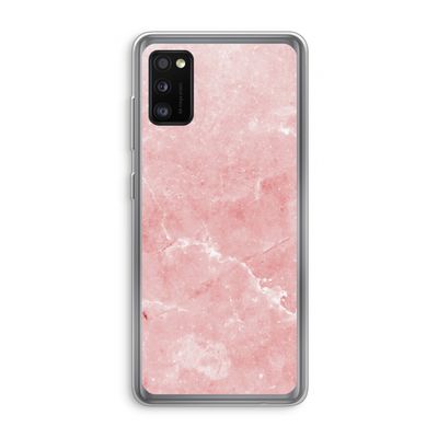 Roze marmer: Samsung Galaxy A41 Transparant Hoesje