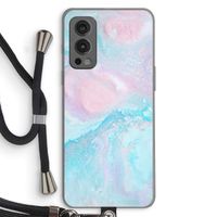 Fantasie pastel: OnePlus Nord 2 5G Transparant Hoesje met koord