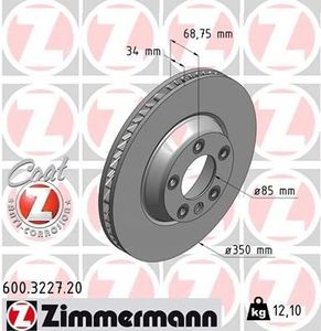 Remschijf Coat Z 600322720