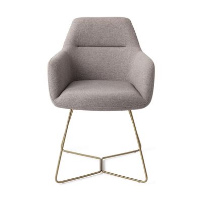 Jesper Home Kinko eetkamerstoel Earl Grey beehive gold