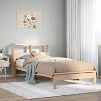 Bed met boekenkast zonder matras massief grenenhout 100x200 cm Bed met boekenkast zonder matras massief grenenhout 100x200 cm