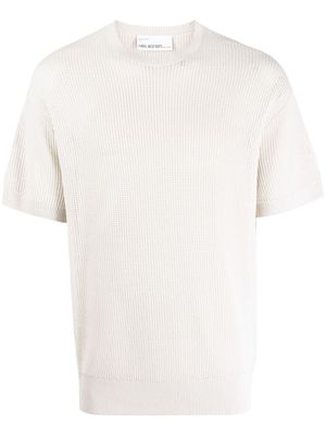 Neil Barrett pull Blouson en maille ajourée - Tons neutres