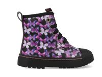 Shoesme Boot Biker Black Pink Butterfly SW21W011-A zwart maat