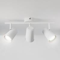 Riga - LED plafondlamp - 15 Watt 1200 Lumen - 3 spots - 6000K Neutraal wit - Draaibaar en dimbaar - GU10 - Kantelbaar - Plafondspot - IP20 Voor binnen - Wit