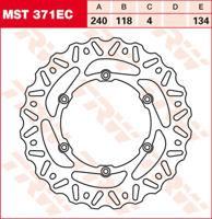 TRW Remschijf, remschijven voor de moto, MST371EC