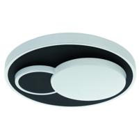 Eglo Moderne plafondlampLepreso zwart rond - 75665