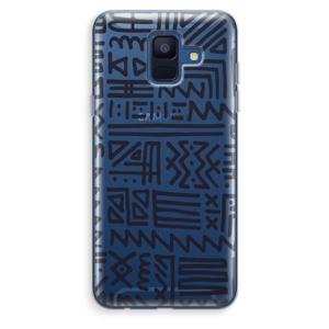 Marrakech print: Samsung Galaxy A6 (2018) Transparant Hoesje