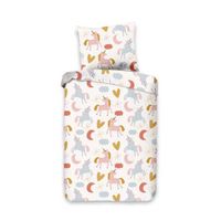 Good Morning katoenen peuterdekbedovertrek (dekbedovertrek 120x150 cm) - thumbnail