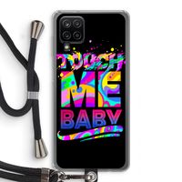 Touch Me: Samsung Galaxy A12 Transparant Hoesje met koord