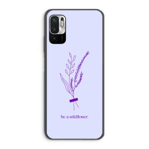 Be a wildflower: Xiaomi Redmi Note 10 5G Transparant Hoesje