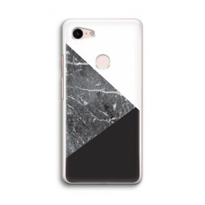 Combinatie marmer: Google Pixel 3 Transparant Hoesje