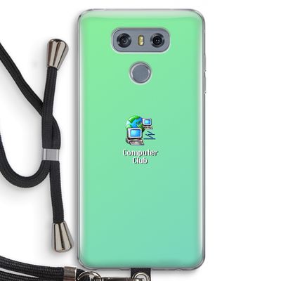 Win98: LG G6 Transparant Hoesje met koord