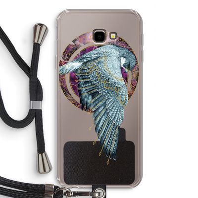Golden Falcon: Samsung Galaxy J4 Plus Transparant Hoesje met koord