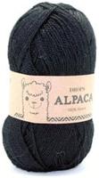 Drops Alpaca Uni Colour 8903 Zwart - thumbnail