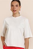 Studio Anneloes Fiore T-shirt 13686 Blouse 1700 Ecru