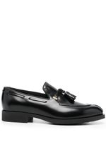 Tod's mocassins en cuir à glands - Noir