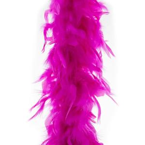 Luxe veren boa 180 cm en 80 gram - roze - carnaval verkleed spullen/accessoires