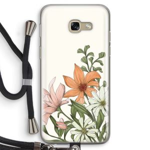 Floral bouquet: Samsung Galaxy A5 (2017) Transparant Hoesje met koord