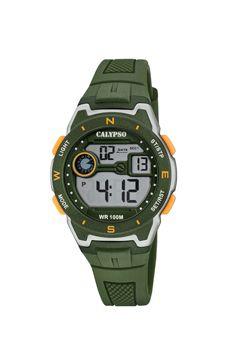 Horlogeband Calypso K5853.2 Rubber Groen 12mm