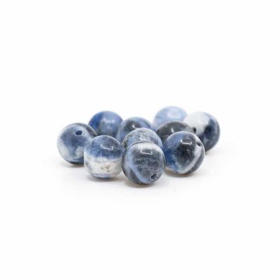 Edelsteen Losse Kralen Sodaliet - 10 stuks (6 mm)