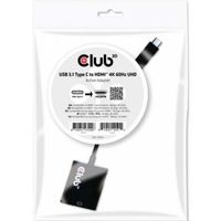 CLUB3D USB 3.1 Type C to HDMI 2.0 UHD 4K 60HZ Active Adapter