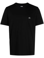 C.P. Company t-shirt en coton à patch logo - Noir