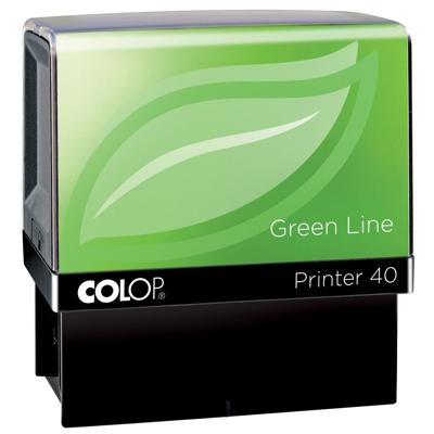 Colop stempel Green Line Printer Printer 40, max. 6 regels, voor Nederland, ft. 23 x 59 mm Colop stempel Green Line Printer Printer 40, max. 6 regels, voor Nederland, ft. 23 x 59 mm