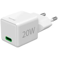 Hama 00201980 USB-oplader 20 W Binnen, Thuis Aantal uitgangen: 1 x USB-C bus (Power Delivery) USB Power Delivery (USB-PD)