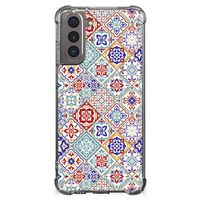 Samsung Galaxy S21 Anti-Shock Hoesje Tiles Color - thumbnail