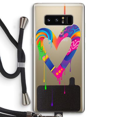 Melts My Heart: Samsung Galaxy Note 8 Transparant Hoesje met koord