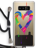 Melts My Heart: Samsung Galaxy Note 8 Transparant Hoesje met koord