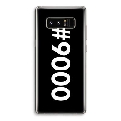 #9000: Samsung Galaxy Note 8 Transparant Hoesje