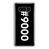 #9000: Samsung Galaxy Note 8 Transparant Hoesje