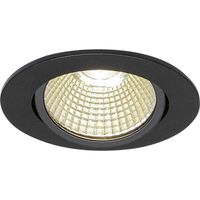 SLV 1001978 NEW TRIA 68 Inbouwlamp LED vast ingebouwd 7.2 W Zwart