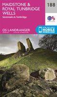 Wandelkaart - Topografische kaart 188 Landranger Maidstone & Royal Tunbridge Wells | Ordnance Survey