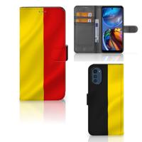 Motorola Moto E32 | Moto E32s | Bookstyle Case | Belgische Vlag