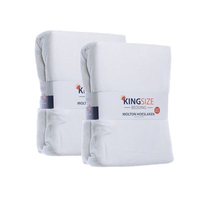 Luna Bedding 2-PACK Kingsize Molton Hoeslakens 80/90 x 200 cm Luna Bedding 2-PACK Kingsize Molton Hoeslakens 80/90 x 200 cm