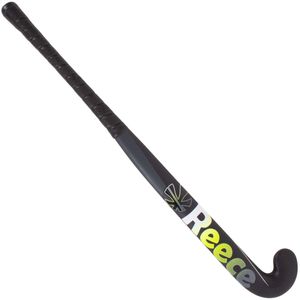 Zaalhockeystick Indoor Alpha JR  Zwart Neon Geel