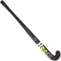 Zaalhockeystick Indoor Alpha JR  Zwart Neon Geel