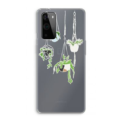 Hang In There: OnePlus 9 Pro Transparant Hoesje