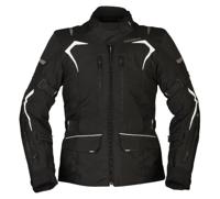 MODEKA Elaya Lady, Textiel motorjas dames, Zwart-Wit Kort