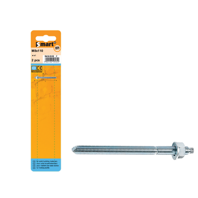 pgb-Europe SMART | Ankerstang 5.8 M10x130 Zn SM00AS001100130H