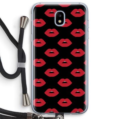 Lips: Samsung Galaxy J5 (2017) Transparant Hoesje met koord