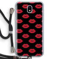 Lips: Samsung Galaxy J5 (2017) Transparant Hoesje met koord