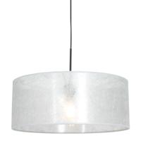 Steinhauer HanglampSparkled 50cm met zilvergrijze kap - 8153ZW