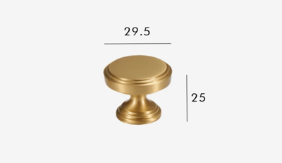 NurlinLux Massief Messing Franse T-Bar Handgrepen