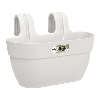 ELHO - Bloempot - Vibia Campana Easy Hanger Medium - Zijde Wit - Buitenbalkon - L 24,1 x B 36 x H 26,5 cm