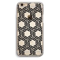 Geometrisch patroon: iPhone 6 / 6S Transparant Hoesje