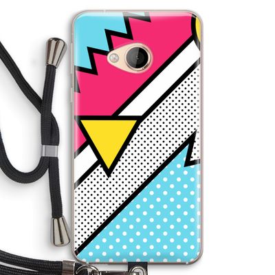Pop Art #3: HTC U Play Transparant Hoesje met koord