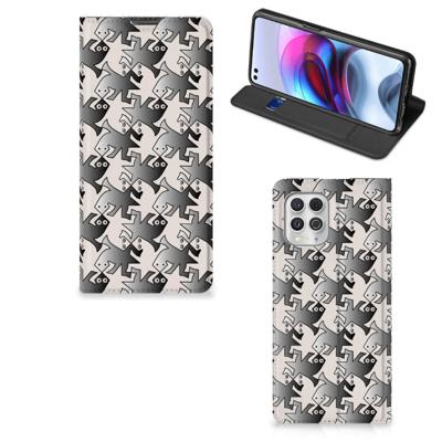 Motorola Moto G100 | Hoesje maken | Salamander Grey